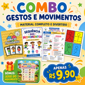 🤸‍♀️ COMBO GESTOS E MOVIMENTOS 🤸‍♂️
