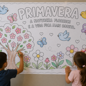 🌸🦋 PAINEL COLABORATIVO — PRIMAVERA 🦋🌸