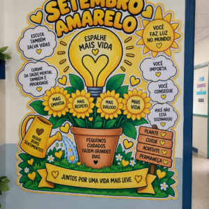 🌻💛 PAINEL SETEMBRO AMARELO + ATIVIDADE 💛🌻