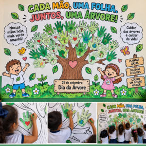 🌳💚 PAINEL COLABORATIVO – DIA DA ÁRVORE 💚🌳