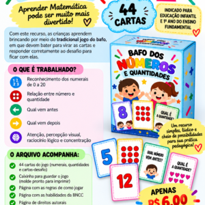 🎯 BAFO DOS NÚMEROS E QUANTIDADES 🔢✨