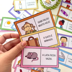 Dominó de frases Sílabas Simples.
